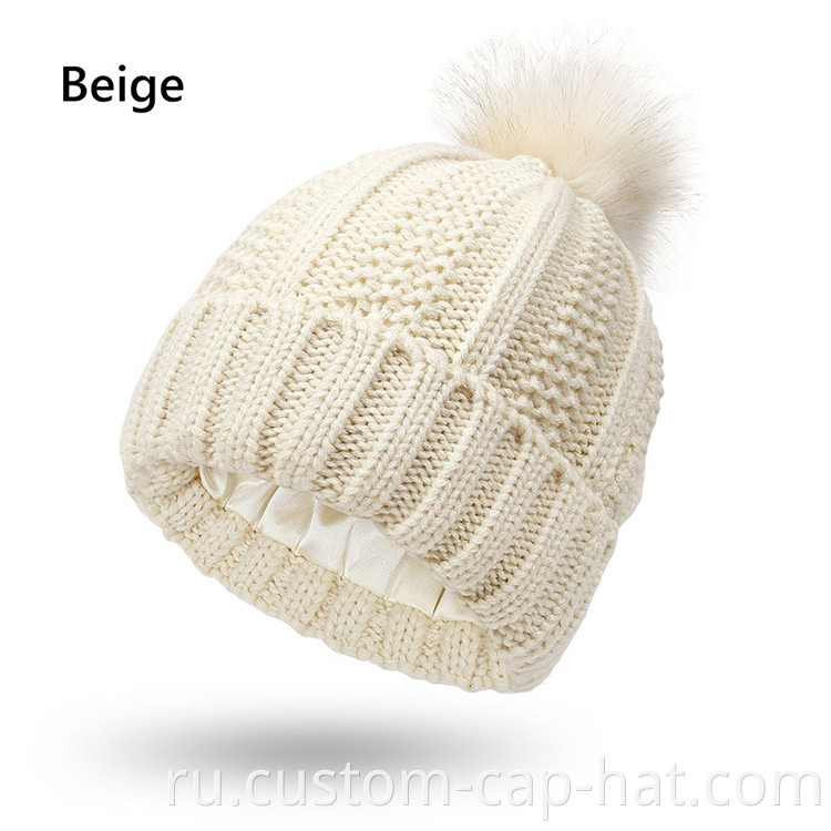 Satin Silked Lined Beanie 